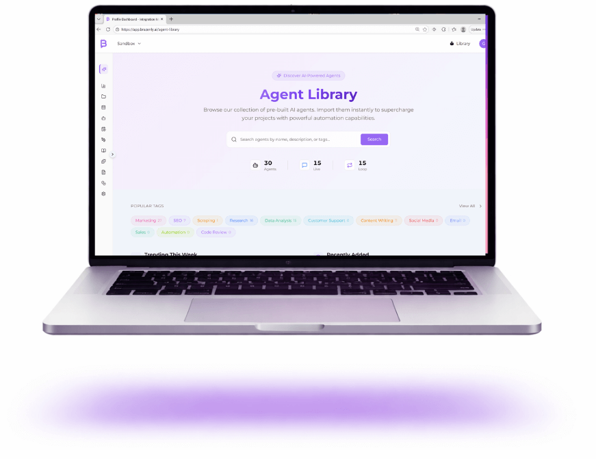Brazenly AI Workflow Platform
